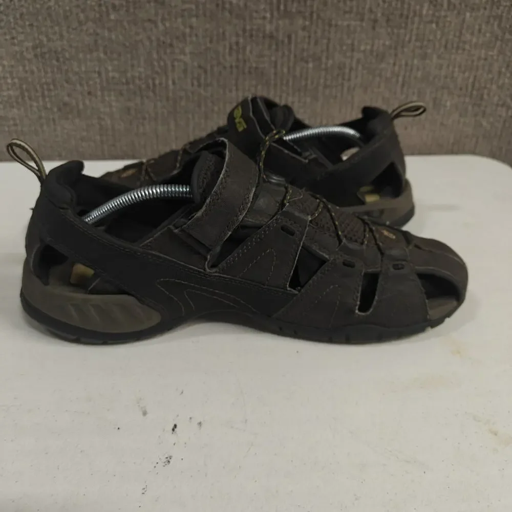 Teva Forebay Men's Sandals Size 11 Hiking Trail Fisherman's Brown Shoes